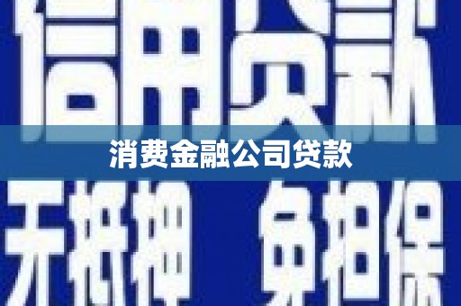 荆门消费金融公司贷款
