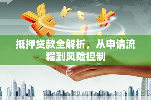 林甸抵押贷款全解析，从申请流程到风险控制