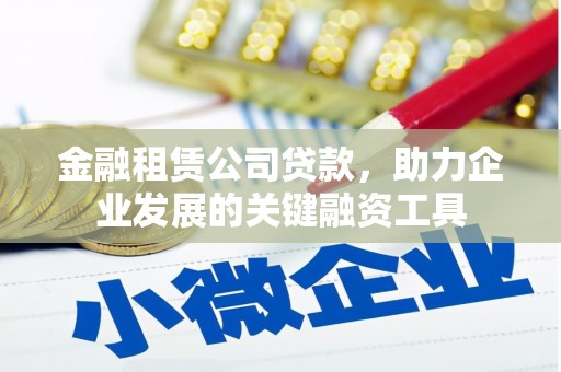 学甲金融租赁公司贷款，助力企业发展的关键融资工具