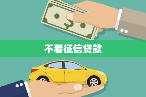 延平不看征信贷款