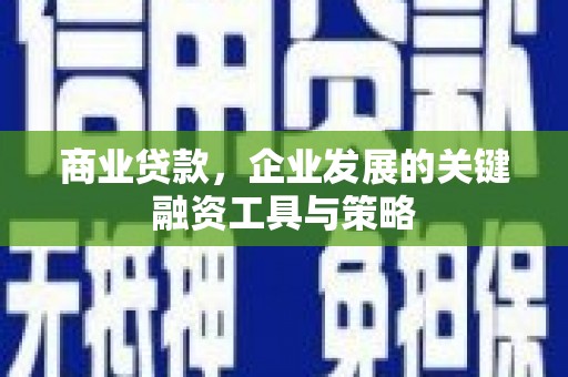 孝感商业贷款，企业发展的关键融资工具与策略