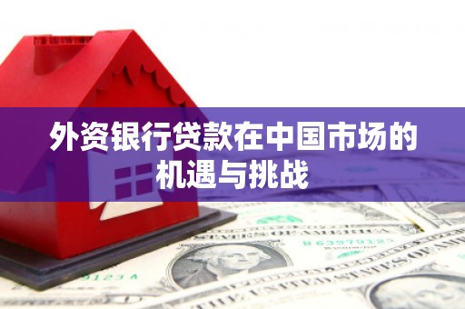 宜黄外资银行贷款在中国市场的机遇与挑战
