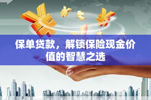 罗定保单贷款，解锁保险现金价值的智慧之选