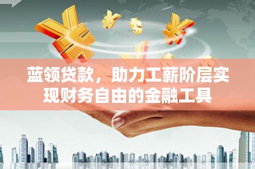 临沧蓝领贷款，助力工薪阶层实现财务自由的金融工具