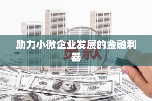 克孜勒苏柯尔克孜助力小微企业发展的金融利器