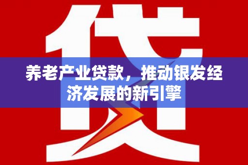 乳源养老产业贷款，推动银发经济发展的新引擎