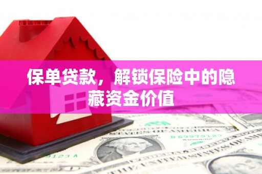佛坪保单贷款，解锁保险中的隐藏资金价值