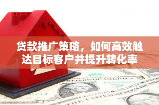 磐石贷款推广策略，如何高效触达目标客户并提升转化率