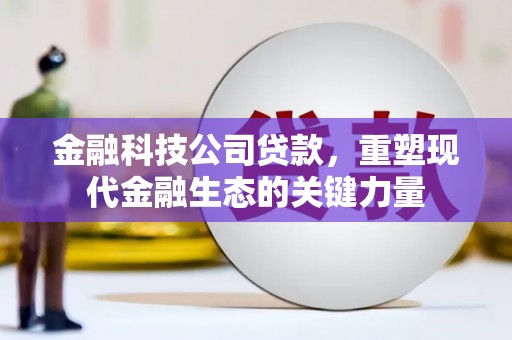 珲春金融科技公司贷款，重塑现代金融生态的关键力量