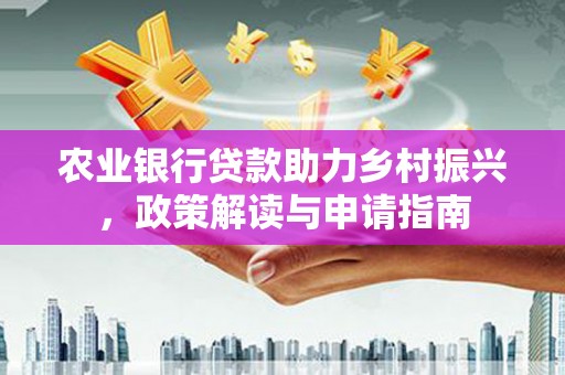 武冈农业银行贷款助力乡村振兴，政策解读与申请指南